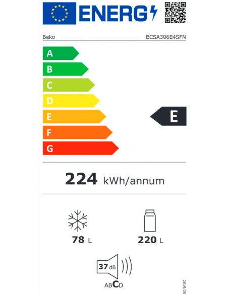 Combi Integrable - Beko BCSA306E4SFN,...