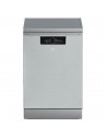 Lavavajillas Libre Instalación -BEKO BDFN36650XC, 16 servicios, 43 dB, 60 cm, 3ªBandeja, Wifi, Inox