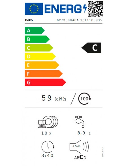 Lavavajillas Integrable  -  Beko...