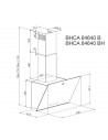 Campana Decorativa - BEKO BHCA64640BH, ancho 60 cm, Cristal, Negro