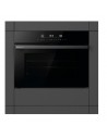 Horno Microondas  - Hisense BIM45342ADBG, Negro, 45cm, Inverter, Pirolítico, Negro