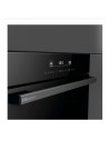 Horno Microondas  - Hisense BIM45342ADBG, Negro, 45cm, Inverter, Pirolítico, Negro