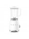 Batidora de Vaso - Smeg BLF03WHEU, 800 W,  1.5 litros, Blanco
