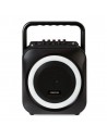Altavoz Portátil - FONESTAR BOX-35LED, Karaoke, Luces LED