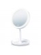 Espejo Cosmético - Beurer BS-45, Cinco Aumentos, Luz Led