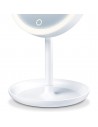 Espejo Cosmético - Beurer BS-45, Cinco Aumentos, Luz Led