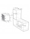 Horno Multifunción - Hisense BSA65226PX, Pirolítico, 77 litros, Steam Add, Air Fry, Inox