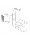Horno Multifunción - Hisense  BSA66334PX,  77 litros, Vapor Plus, Air Fry, Pirolítico, Inox