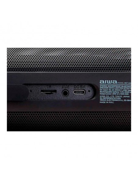 Altavoz Portátil - Aiwa BST-650, Negro