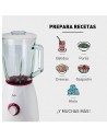 Batidora de Vaso - Jata BT265, 1300 W,  Motor profesional AC, 1.5 litros