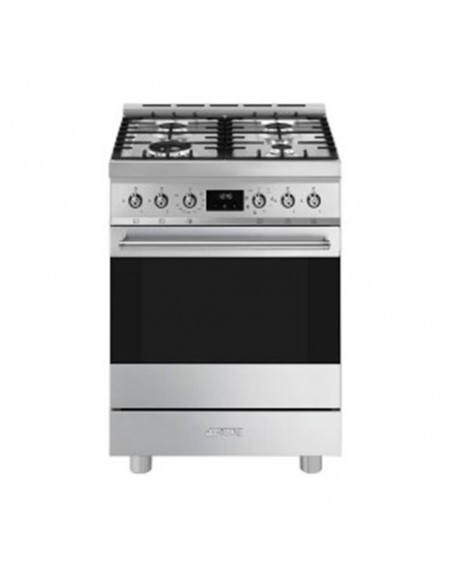 Cocina Gas - Smeg C6GMX2, 60 cm, 4...