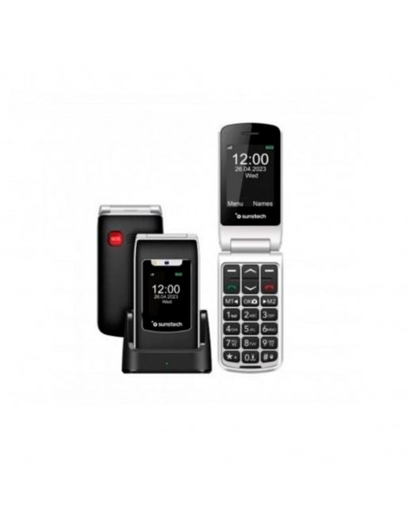 Teléfono Móvil - Sunstech CELT23, Negro