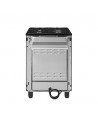 Cocina Gas - SMEG CX61GMBL, 60 cm, 4 zonas, Negro