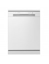 Lavavajillas Libre Instalación - LG DF141FW, 14 servicios, 46 dB, 60 cm, QuadWash, Blanco
