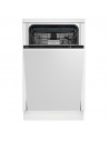 Lavavajillas Integrable - Beko DIS48120, 11 servicios, 46 dB, 3ªBandeja, 45cm