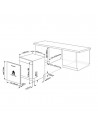Lavavajillas Integrable - Beko DIS48120, 11 servicios, 46 dB, 3ªBandeja, 45cm