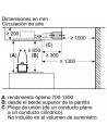 Campana Isla - Bosch DRC96AQ50, Eficiencia B, Acero Inoxidable, Techo