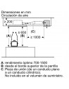 Campana Isla - Bosch DRC96AQ50, Eficiencia B, Acero Inoxidable, Techo