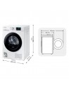 Secadora Condensación - Samsung  DV90BBA245AWEC, Bomba de Calor, 9 Kg,  Vapor, Wifi, Blanco