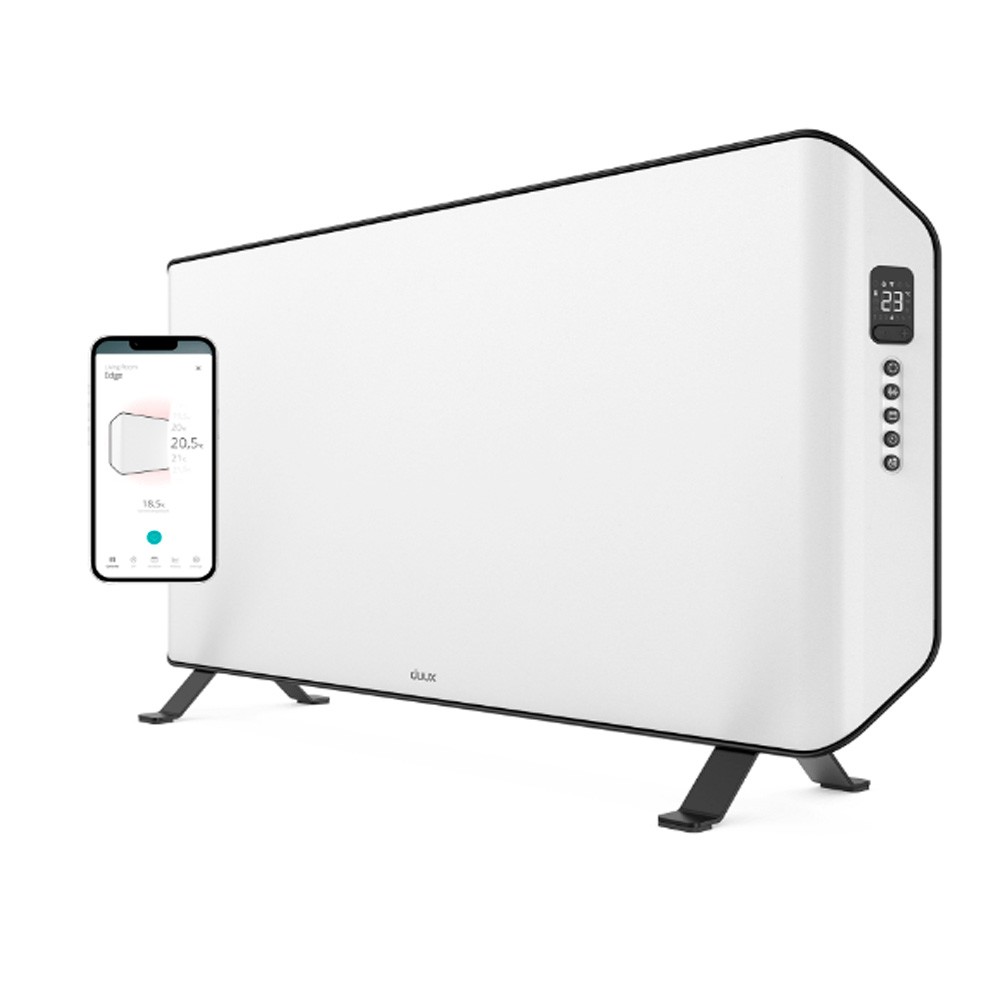Calefactor - Duux Edge Smart, 1000W, 15m², Blanco