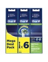 Cabezal de Cepillo de Dientes Eléctrico - Oral - B EB 50-6 Cross Action, Pack 6 Unidades