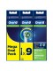 Cabezal de Cepillo de Dientes Eléctrico - Oral-B EB50RB-9 Cross Action, Nueve unidades, Blanco Cabezal de Cepillo de Dientes Eléctrico - Oral-B EB50RB-9 Cross Action, Nueve unidades, Blanco