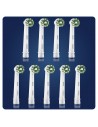 Cabezal de Cepillo de Dientes Eléctrico - Oral-B EB50RB-9 Cross Action, Nueve unidades, Blanco