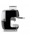 Cafetera Express Molinillo - Smeg EGF03BLEU, Negro