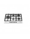 Placa Gas - Vitrokitchen EN73IB, Cinco Fuegos, 70 cm, Butano, Inyectores Gas Natural, Inox