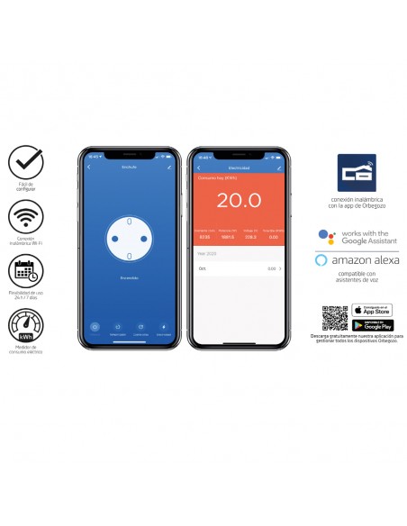 Enchufe Wifi - Orbegozo ENW1000