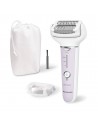Depiladora - Panasonic ES-EY30-V503 Wet&Dry, Cabezal Flexible de 90º, Tres Velocidades, Luz Led, Doble Disco con 60 Pinzas