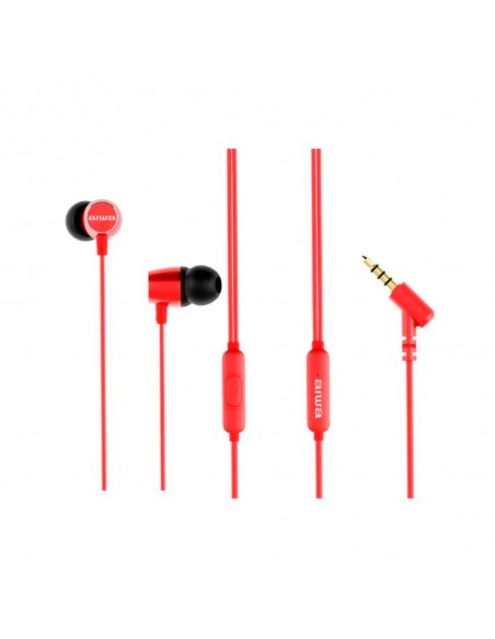 Auricular Interno - Aiwa ESTM-30RD Rojo