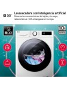 Lavadora Secadora Libre Instalación -LG F4DR6010A0W, 10/6Kg, 1400 RPM, Vapor, Blanco