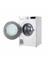 Lavadora Secadora Libre Instalación -LG F4DR6010A0W, 10/6Kg, 1400 RPM, Vapor, Blanco