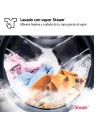 Lavadora Secadora Libre Instalación -LG F4DR6010A0W, 10/6Kg, 1400 RPM, Vapor, Blanco
