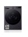 Lavadora Secadora Libre Instalación -LG F4DR6010AGM, 10/6Kg, 1400 RPM, Vapor, Inox Grafito