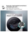 Lavadora Secadora Libre Instalación - LG F4DR9513A2W, 13/7Kg, 1400 RPM, Autodose, Vapor+