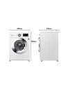 Lavadora Secadora - LG F4J3TM5WD  8/5Kg Eficiencia E, Blanco