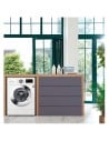 Lavadora Secadora - LG F4J3TM5WD  8/5Kg Eficiencia E, Blanco