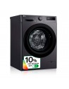 Lavadora Libre Instalación -  LG F4WR5009A6M, 9 kg, 1400 rpm, Grafito, Vapor, AI