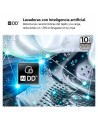 Lavadora Libre Instalación -  LG F4WR5009A6M, 9 kg, 1400 rpm, Grafito, Vapor, AI
