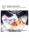 Lavadora Libre Instalación -  LG F4WR5009A6M, 9 kg, 1400 rpm, Grafito, Vapor, AI