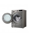 Lavadora Libre Instalación -  LG F4WR7010AGS, 10 kg, 1400 rpm, Acero Inoxidable, Wifi