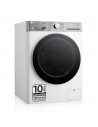 Lavadora Libre Instalación - LG F4WR9009A2W, 9 kg, 1400 rpm, Blanco, Vapor Wifi IA