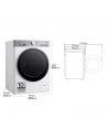 Lavadora Libre Instalación - LG F4WR9009A2W, 9 kg, 1400 rpm, Blanco, Vapor Wifi IA