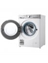 Lavadora Libre Instalación - LG F4WR9009A2W, 9 kg, 1400 rpm, Blanco, Vapor Wifi IA