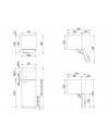 Frigorífico Dos Puertas - Smeg FAB30RBE5, 1.72 metros, Derecha, Eficiencia D, Azul