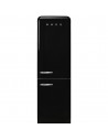 Combi Libre Instalación - Smeg FAB32RBL5, 1.96 metros, Derecha, No-Frost, Eficiencia D, Negro