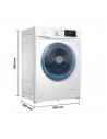 Lavadora Libre Instalación - TCL FF0914WA0ES, 9 kg, 1400 rpm, Vapor, Blanco
