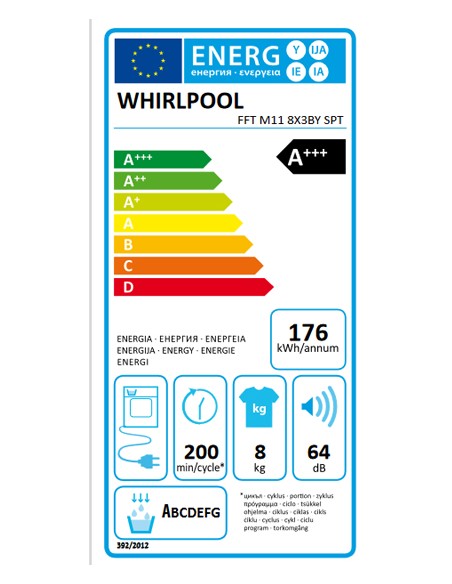 Secadora Condensación - Whirlpool...